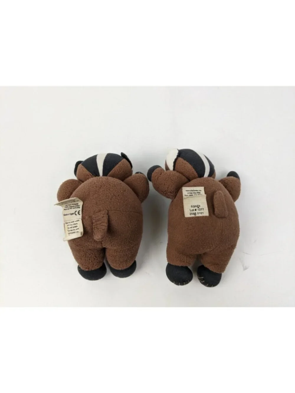 Badger Balm Under The Nile Plush Badger Organic Cotton Lot of 2 7